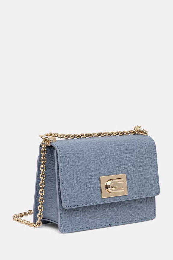 Furla crossbody torbica ženska usnjena 1927 Mini Crossbody 20 BAFKACO.ARE000.2495S modra SS26