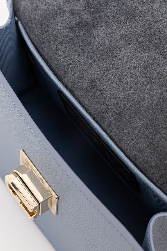 Furla crossbody torbica ženska usnjena 1927 Mini Crossbody 20 modra BAFKACO.ARE000.2495S