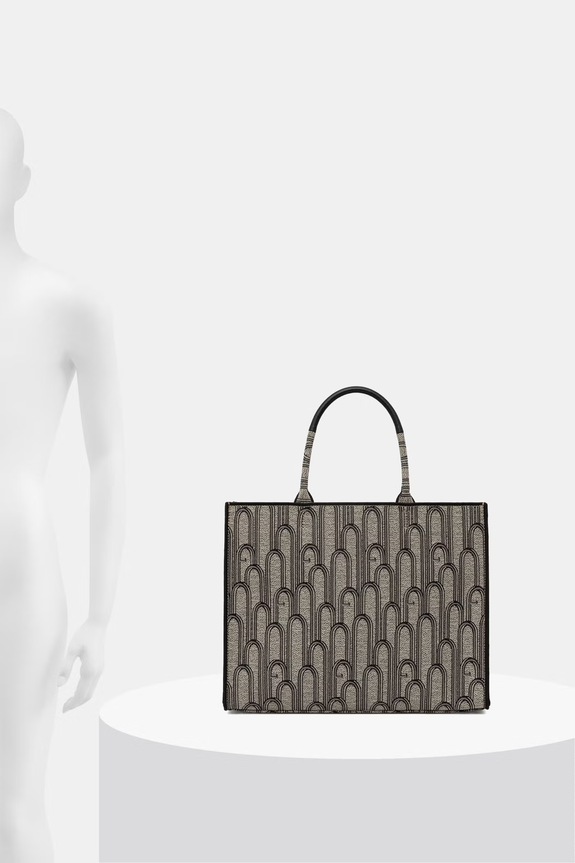 Furla tote taška dámská bavlněná Opportunity L Tote WB00255.BX4614.TON00