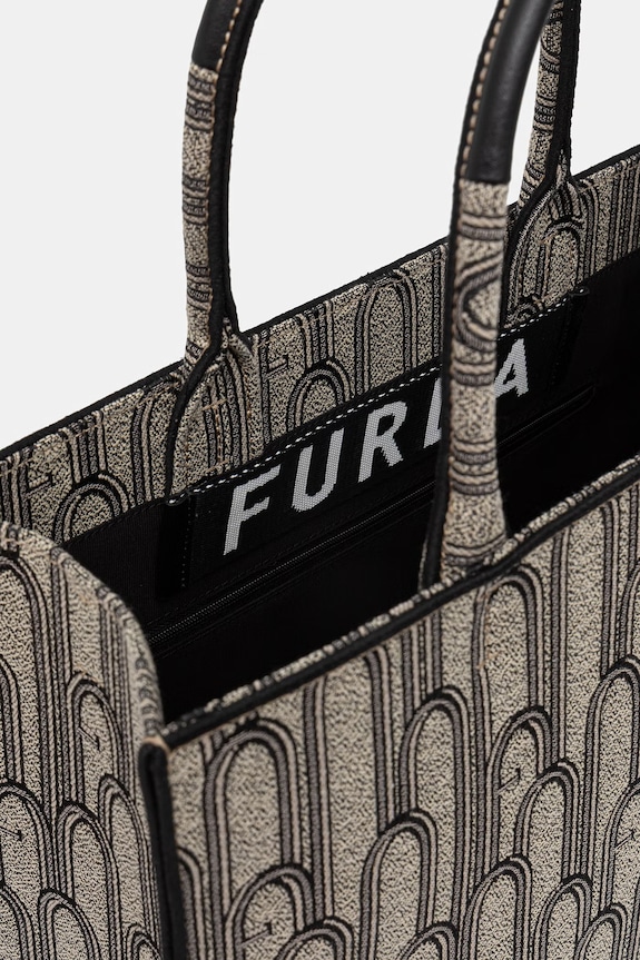 Furla tote taška dámská bavlněná Opportunity L Tote WB00255.BX4614.TON00 béžová