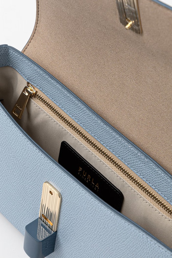 Furla crossbody torba za žene kožna Iride S Crossbody WB01826.ARE000.CDZ00 plava