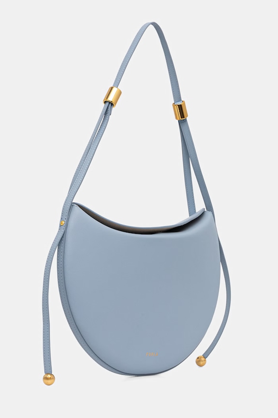 Furla geantă pentru femei, din piele Moonstone M Shoulder Bag WB01868.BX3104.CDZ00 albastru SS26