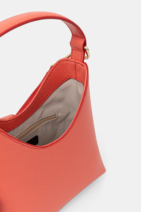 Furla geantă pentru femei de piele Iride Mini Hobo WE00876.ARE000.4477S portocaliu