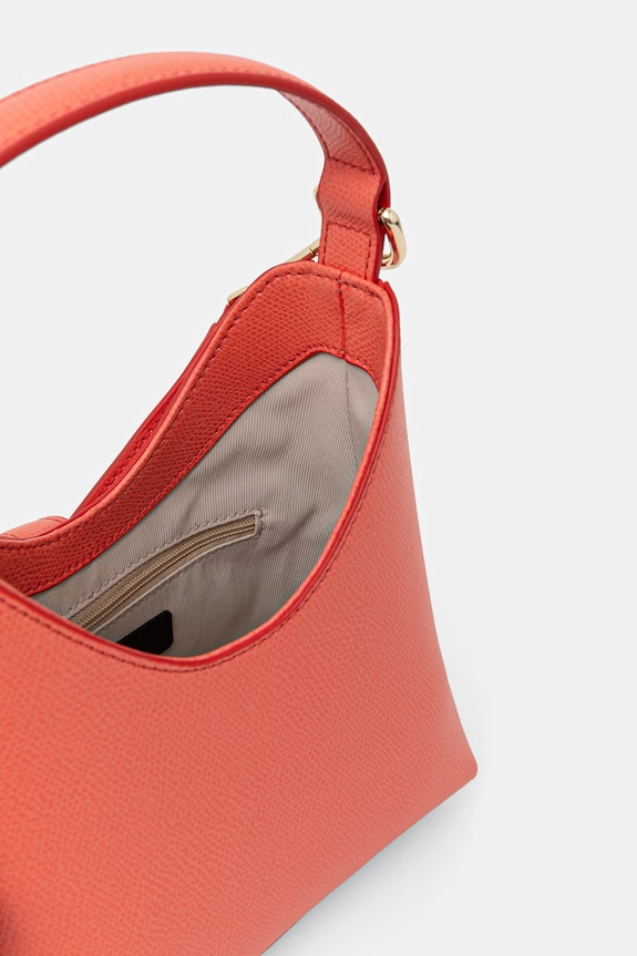 Furla geantă pentru femei de piele Iride Mini Hobo WE00876.ARE000.4477S portocaliu
