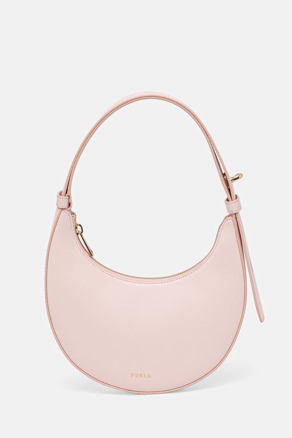 Furla чанта дамска от кожа Deliza Mini Shoulder Bag розов WE00649.AX0733.4355S
