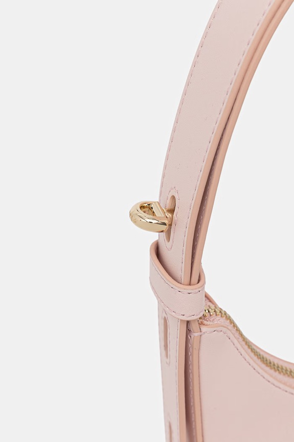 Furla чанта дамска от кожа Deliza Mini Shoulder Bag розов WE00649.AX0733.4355S