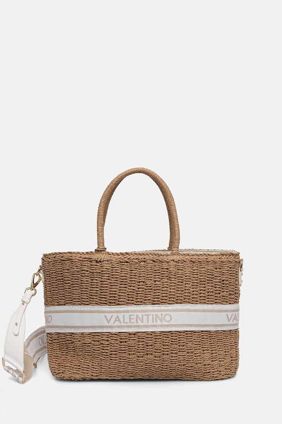 Valentino Bags geantă de plajă pentru femei BOHO bej VBGA0L01