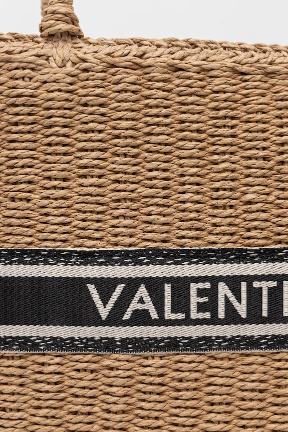 Valentino Bags geantă de plajă pentru femei BOHO bej VBGA0L01