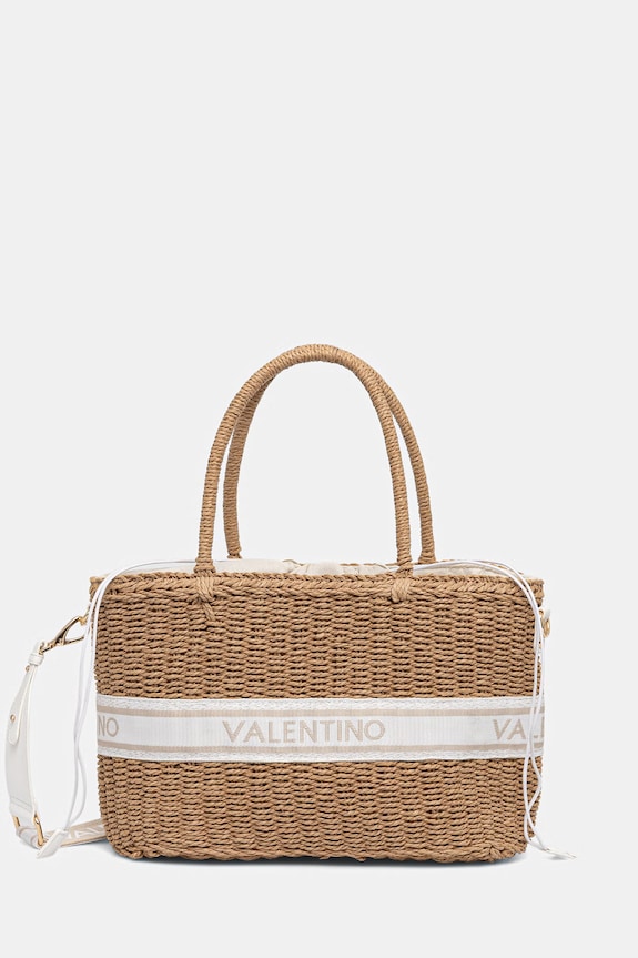 Valentino Bags geantă de plajă pentru femei BOHO bej VBGA0L04