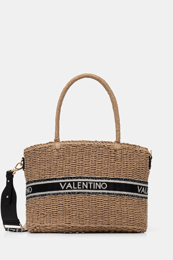 Valentino Bags geantă de plajă pentru femei BOHO bej VBGA0L04