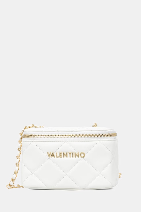 Valentino Bags torebka kuferek damska z imitacji skóry OCARINA biały VBS3KK42R