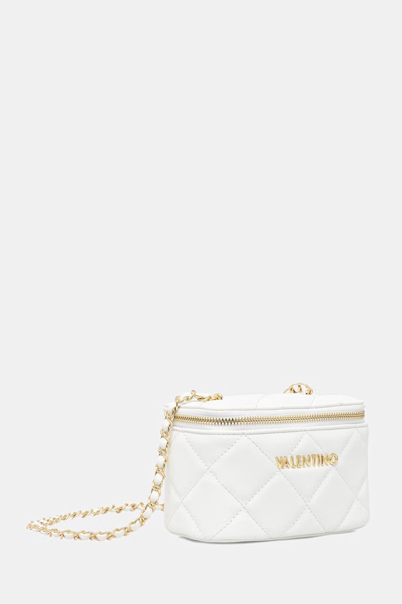 Valentino Bags torebka kuferek damska z imitacji skóry OCARINA VBS3KK42R biały SS26