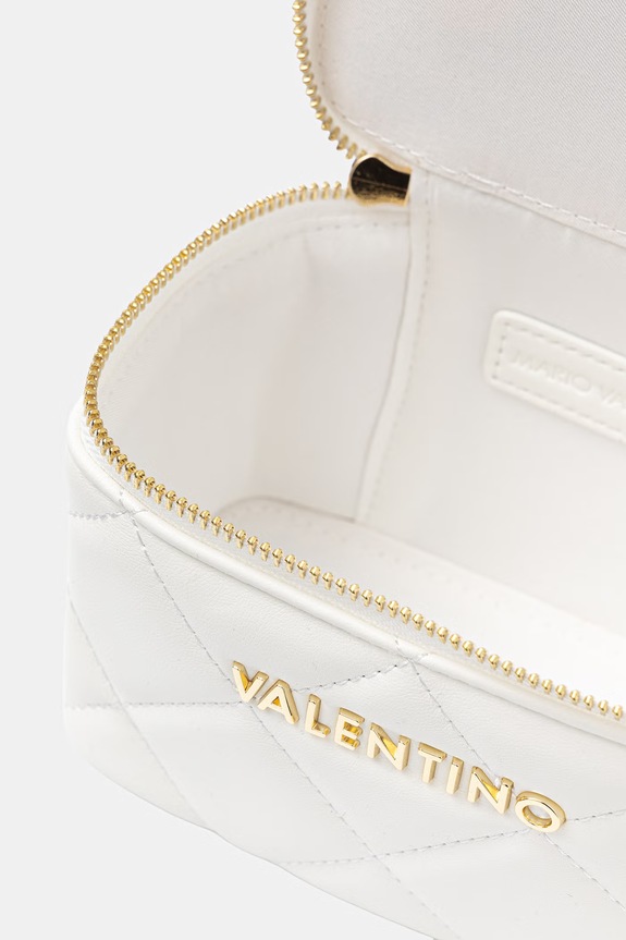 Valentino Bags torebka kuferek damska z imitacji skóry OCARINA VBS3KK42R biały