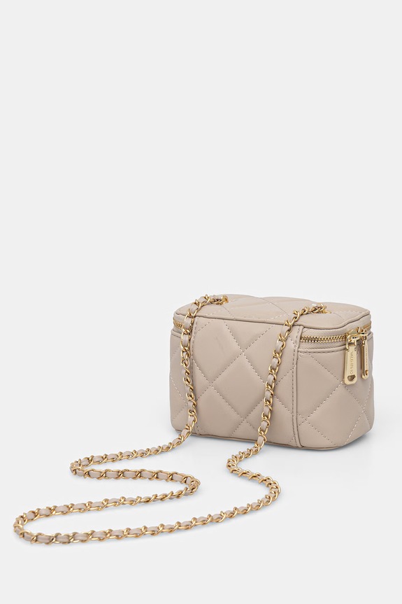 Doplnky Valentino Bags kufríková kabelka dámska z imitácie kože OCARINA VBS3KK42R béžová
