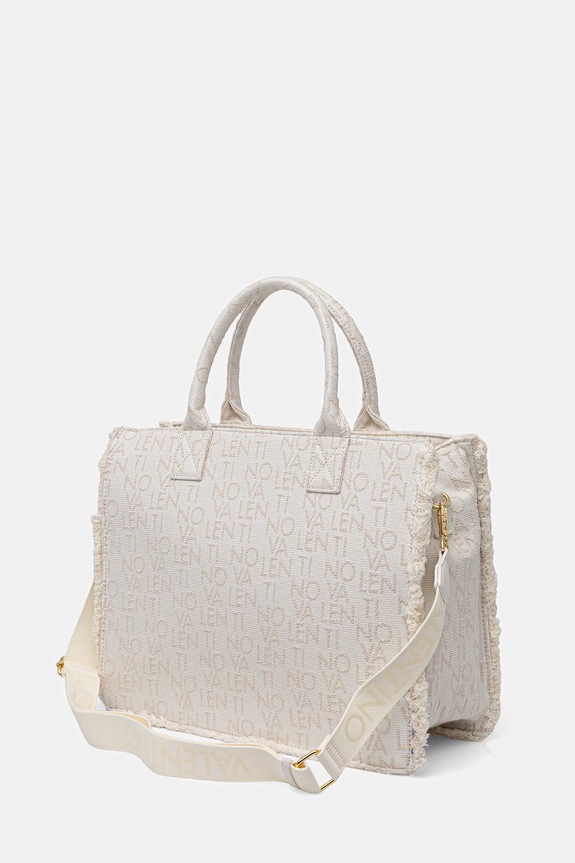 Doplnky Valentino Bags kabelka typu tote dámska SHYLA VBS8Y904 béžová