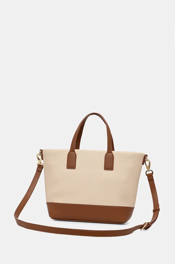 Akcesoria Valentino Bags torebka crossbody damska ATENA RE VBS9PS04 beżowy