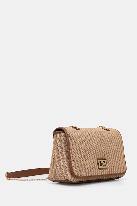 Valentino Bags crossbody kabelka dámska pletená SELENE VBS9PU09 béžová SS26