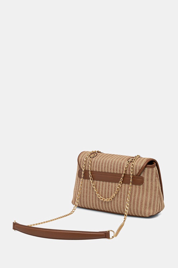 Doplnky Valentino Bags crossbody kabelka dámska pletená SELENE VBS9PU09 béžová