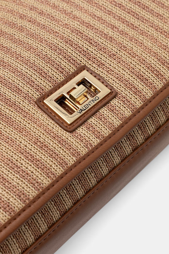 Valentino Bags crossbody kabelka dámska pletená SELENE béžová VBS9PU09