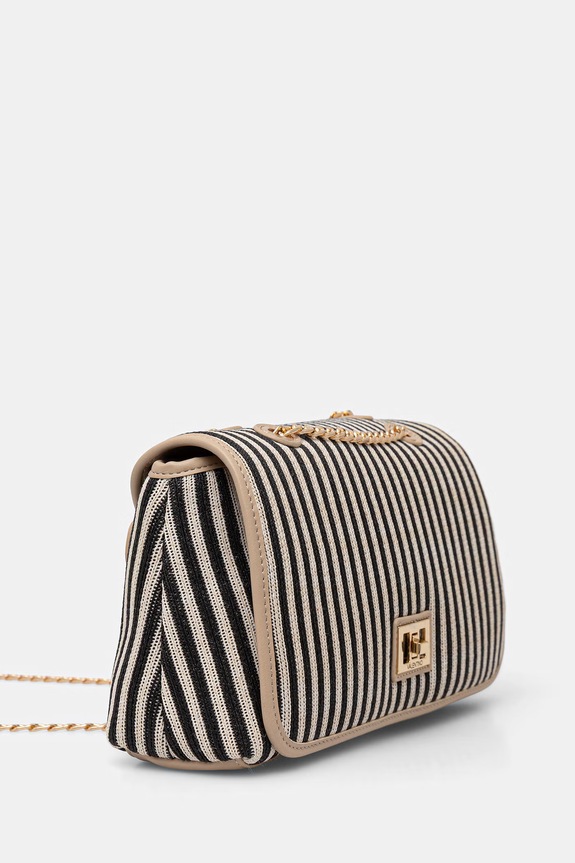 Valentino Bags crossbody kabelka dámska pletená SELENE VBS9PU09 čierna SS26