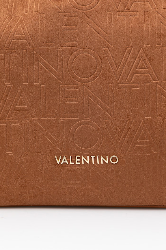 Valentino Bags kabelka typu shopper dámska z imitácie semišu MAXI hnedá VBS9U701