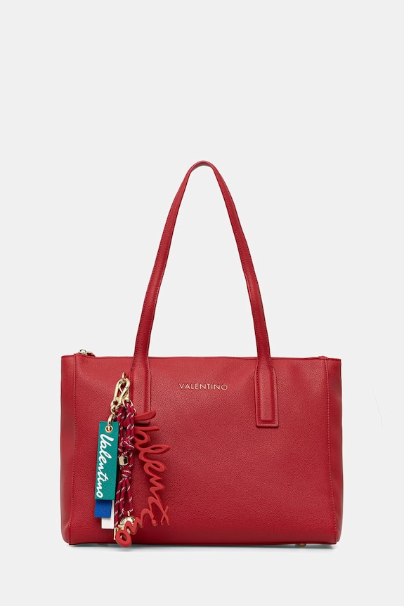 Valentino Bags torebka shopper damska z imitacji skóry RYTA RE czerwony VBS9UI01