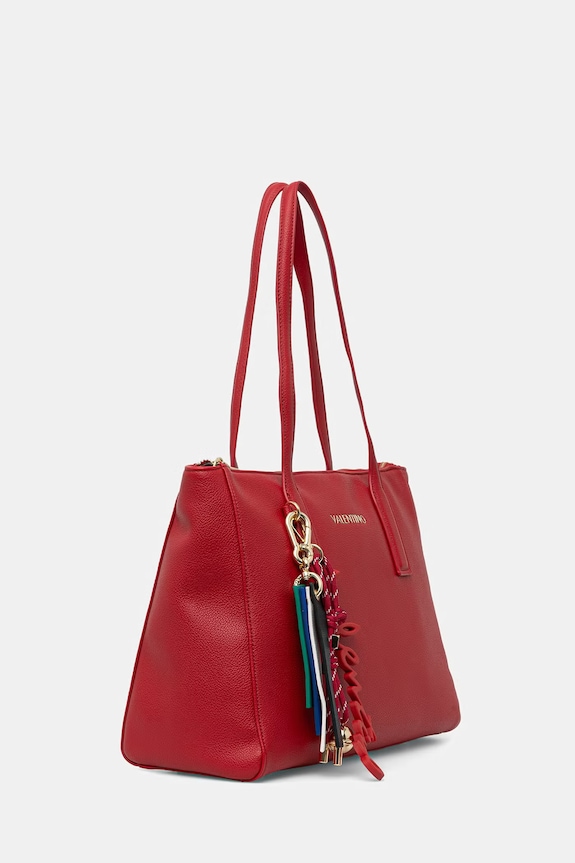 Valentino Bags torebka shopper damska z imitacji skóry RYTA RE VBS9UI01 czerwony SS26