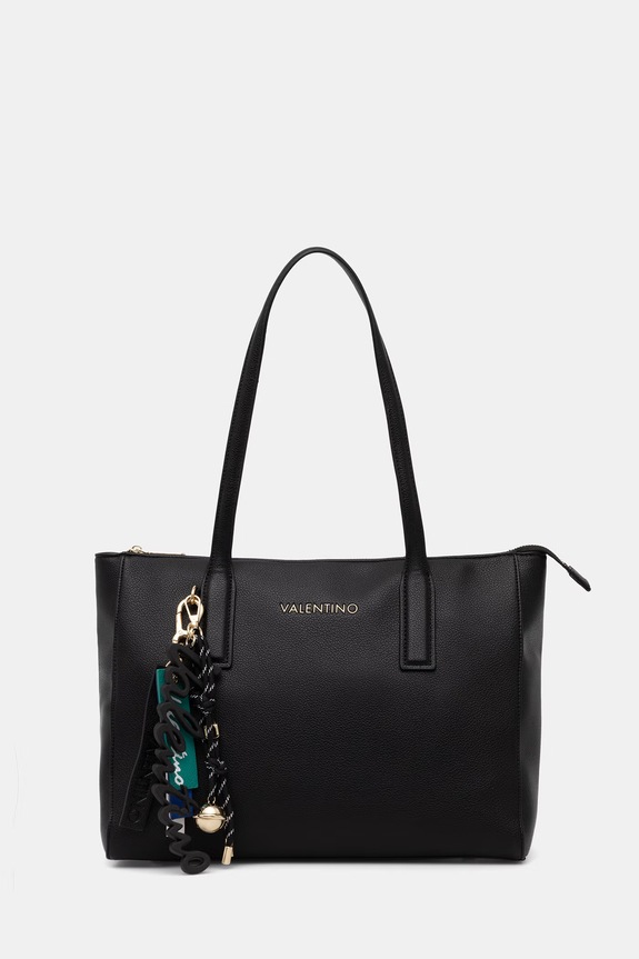 Valentino Bags torebka shopper damska z imitacji skóry RYTA RE czarny VBS9UI01