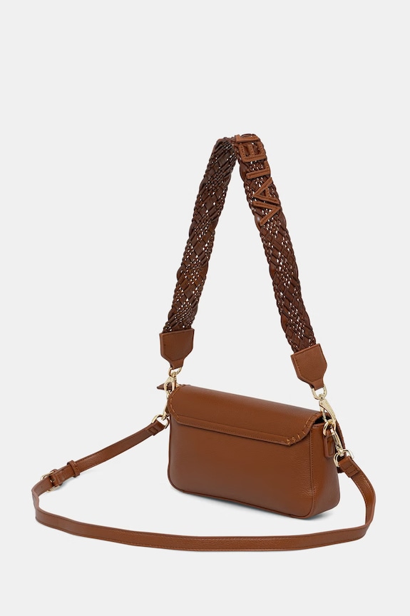 Doplnky Valentino Bags crossbody dámska kabelka ALEKSANDRA VBS9W909 hnedá