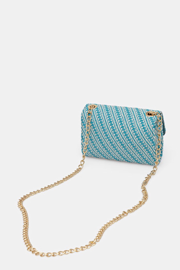 Doplnky Valentino Bags crossbody kabelka dámska DIVINA SUMMER VBS9XI03S modrá