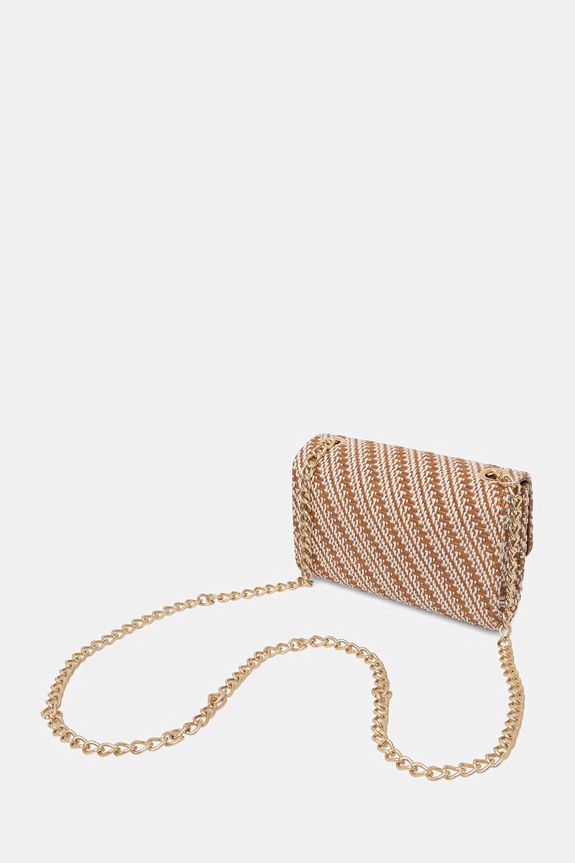 Akcesoria Valentino Bags torebka crossbody damska DIVINA SUMMER VBS9XI03S beżowy
