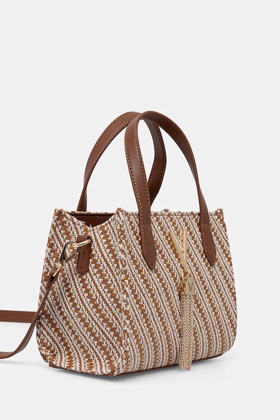 Valentino Bags torebka crossbody damska DIVINA SUMMER VBS9XI15S brązowy SS26