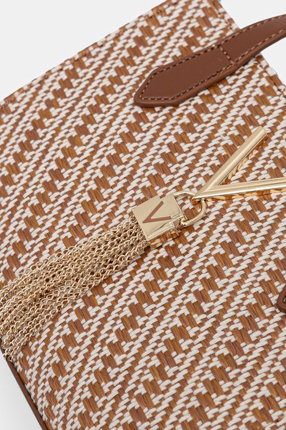 Valentino Bags torebka crossbody damska DIVINA SUMMER brązowy VBS9XI15S