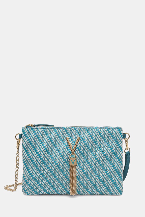 Valentino Bags geantă plic pentru femei DIVINA SUMMER albastru VBS9XI19S