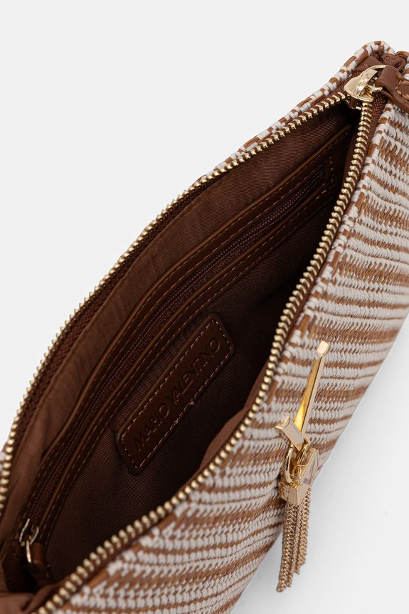 Valentino Bags geantă plic pentru femei DIVINA SUMMER VBS9XI19S maro