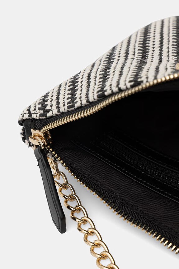 Valentino Bags geantă plic pentru femei DIVINA SUMMER VBS9XI19S negru