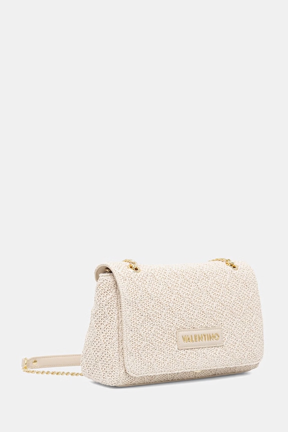 Valentino Bags crossbody kabelka dámska pletená OCARINA SUMMER VBS9XL02PAG béžová SS26