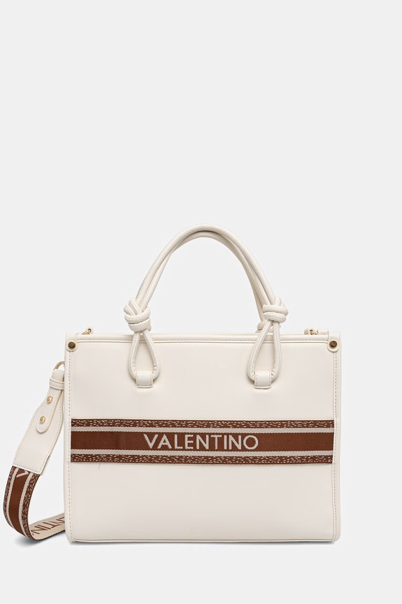 Valentino Bags geantă crossbody pentru femei, cu imitație de piele AELLA bej VBS9ZW04
