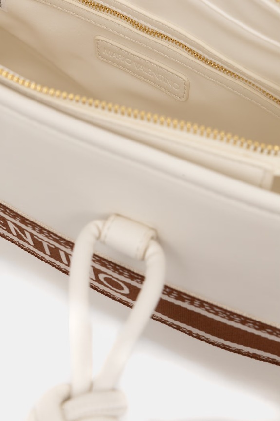 Valentino Bags geantă crossbody pentru femei, cu imitație de piele AELLA VBS9ZW04 bej