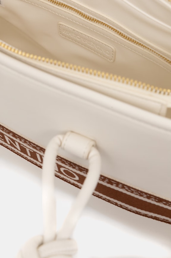 Valentino Bags geantă crossbody pentru femei, cu imitație de piele AELLA VBS9ZW04 bej