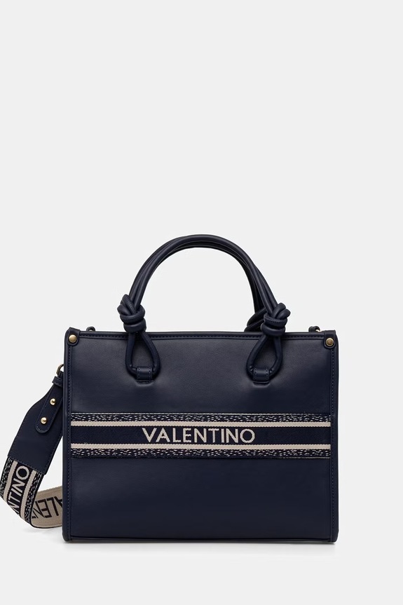 Valentino Bags geantă crossbody pentru femei, cu imitație de piele AELLA bleumarin VBS9ZW04