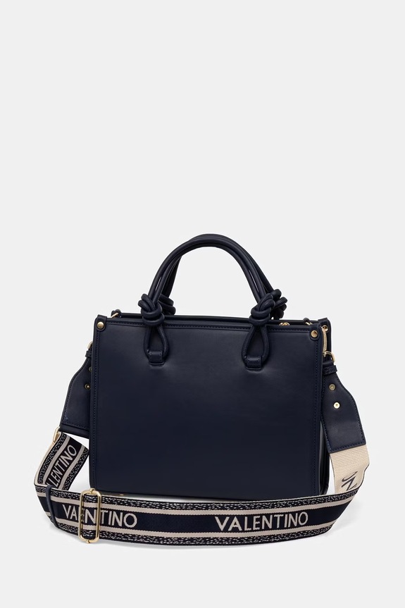 Accesorii Valentino Bags geantă crossbody pentru femei, cu imitație de piele AELLA VBS9ZW04 bleumarin