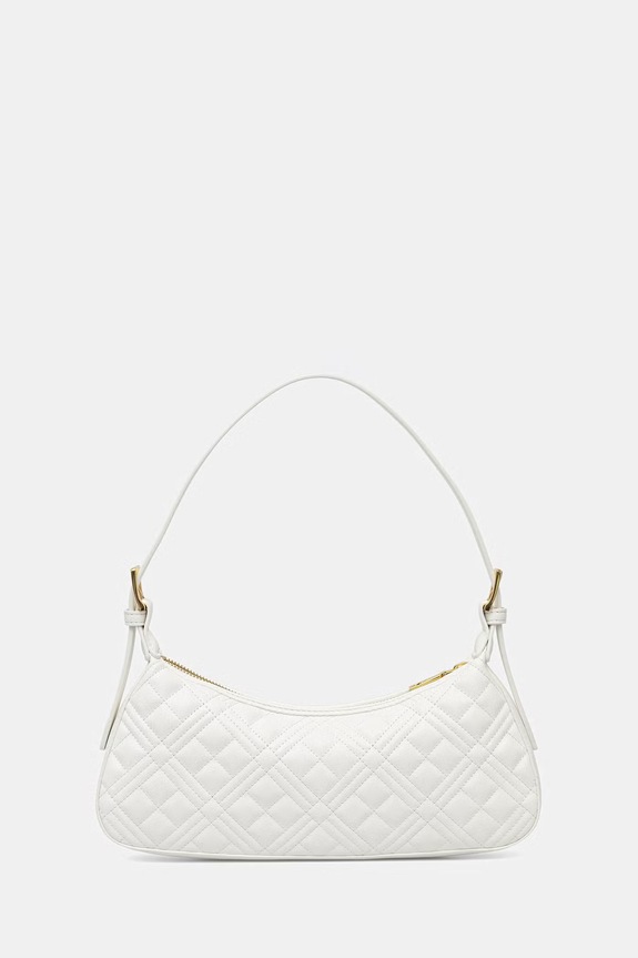 Akcesoria Love Moschino torebka bagietka damska z imitacji skóry JC4142PP0OLA0100 biały