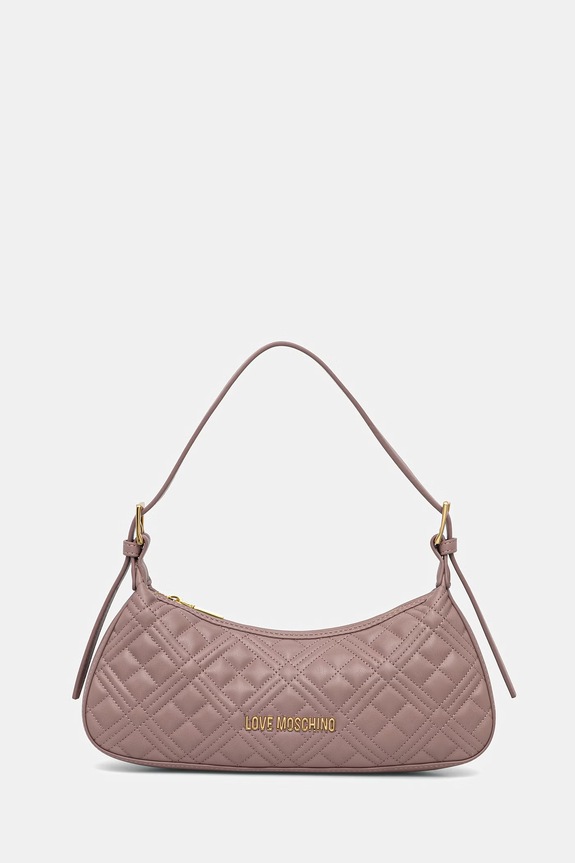 Love Moschino geantă baguette pentru femei roz JC4142PP0OLA0600