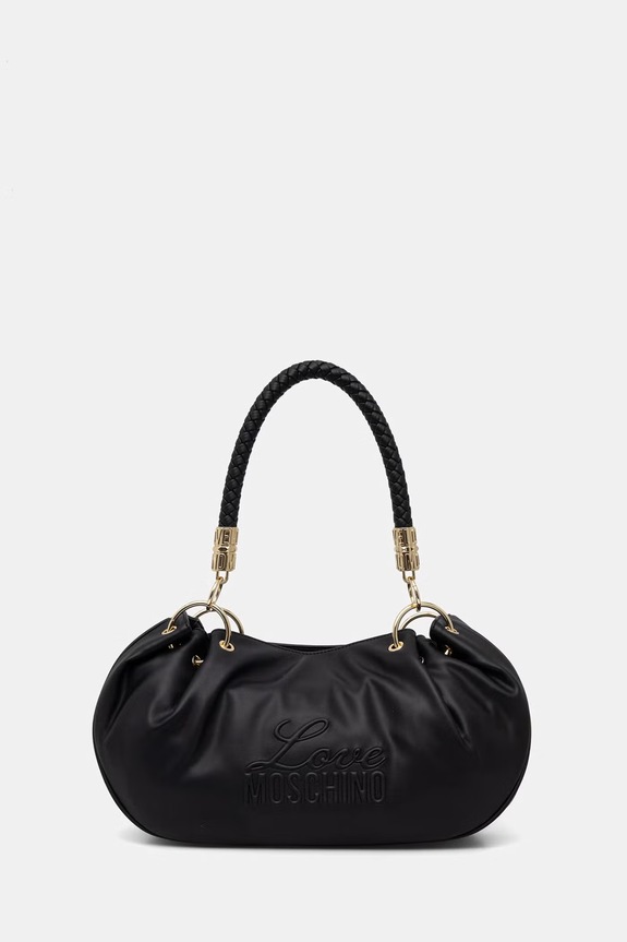Love Moschino torebka damska z imitacji skóry czarny JC4221PP0OKA0000