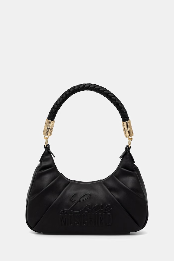 Love Moschino torebka damska z imitacji skóry czarny JC4223PP0OKA0000