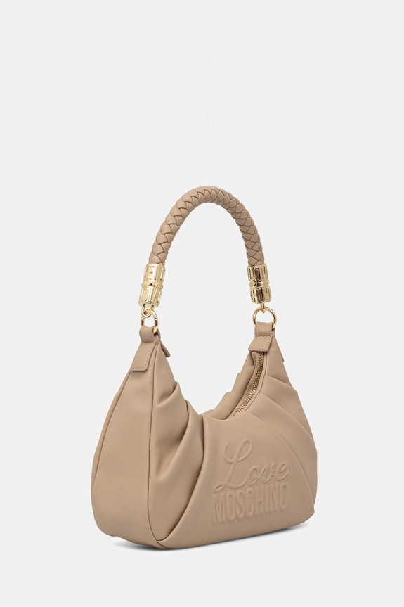 Love Moschino taška dámská z imitace kůže JC4223PP0OKA0209 béžová SS26