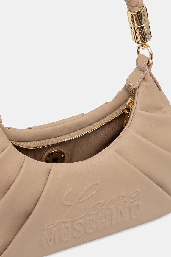 Love Moschino taška dámská z imitace kůže JC4223PP0OKA0209 béžová