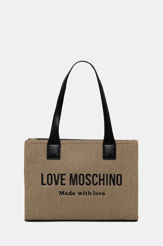 Love Moschino τσάντα shopper γυναικεία μπεζ JC4227PP0OKB190A