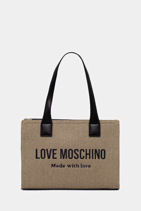 Love Moschino τσάντα shopper γυναικεία μπεζ JC4227PP0OKB190A